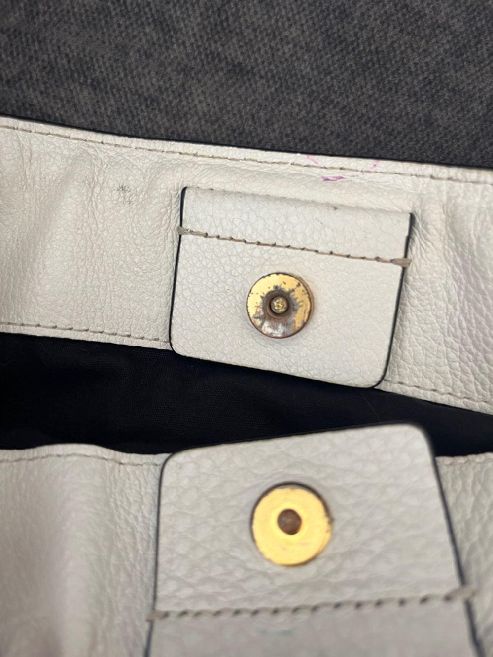 Marc by Marc Jacobs leather hobo bag, the "Take Your Marc" - Picture 7 of 11